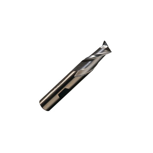 Champion Cutting Tool 2in x 1-1/4in - 600 High Speed End Mill - Single End, Center Cutting, 2 Flute, RH Helix, HSS CHA 600-2X1-1/4 - main